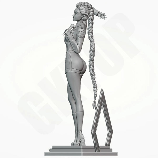 1/24 Belle Devil Hunter, Resin Model Figure Kit, Unassembled and Unpainted
