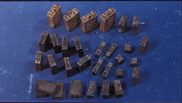 1/35 Medieval Stone Ruins & Building Set, Resin Model Figure Kit, Military Theme, Unassembled and Unpainted
