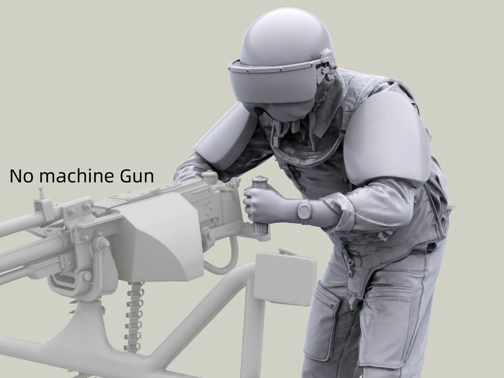 1/48 Modern Military Soldiers, 4 Figures, Resin Model Figure Kit, Unassembled and Unpainted