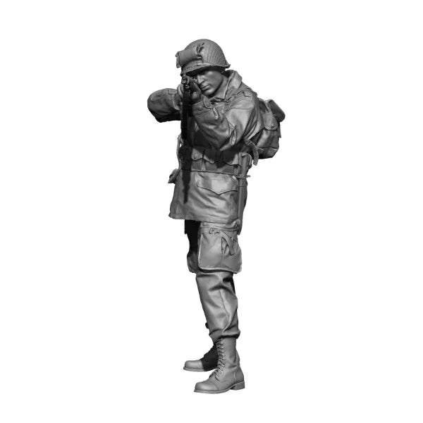 1/16 Modern British Infantry with Brodie Helmet, Resin Model Figure Kit, Unassembled and Unpainted