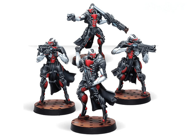 38mm Nomads the Hollow Men, 5 Figures, Resin Model Figure Kit, Fantasy Theme, Unassembled and Unpainted