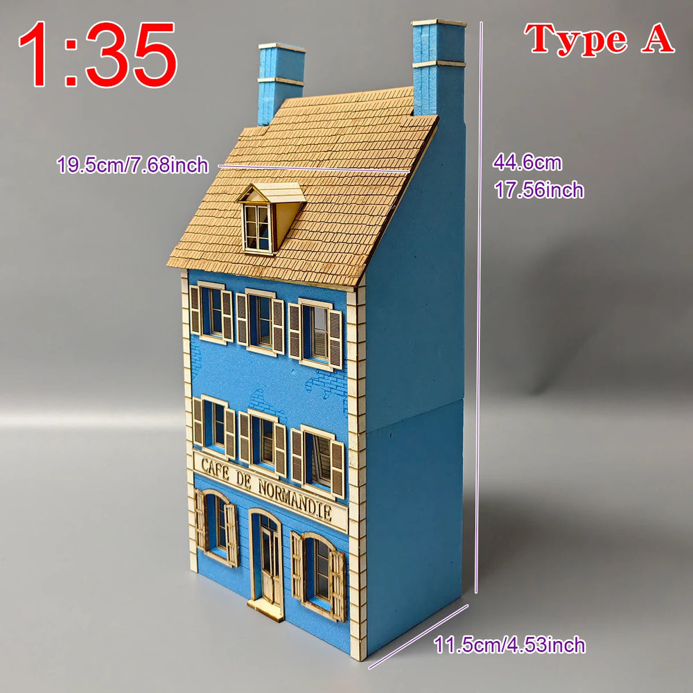 1/35 Normandy Cafe Club, Resin Model Diorama Kit, Historical Theme, Unassembled and Unpainted