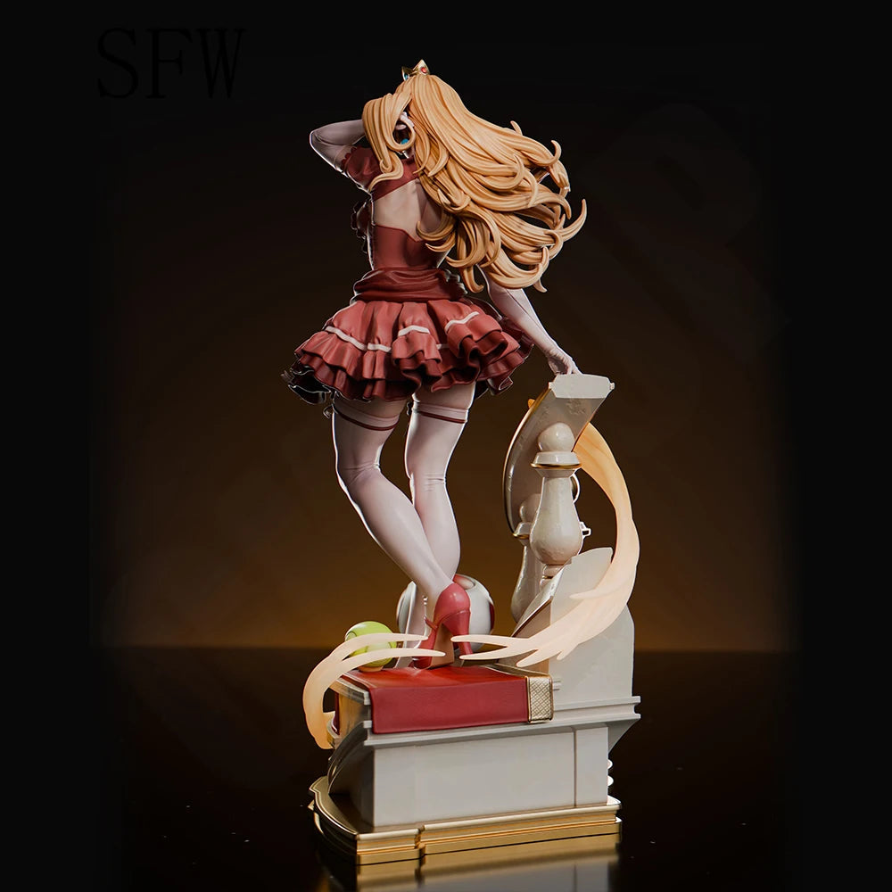1/24 Crown Beauty Pin-up, Resin Model Figure Kit, Unassembled and Unpainted