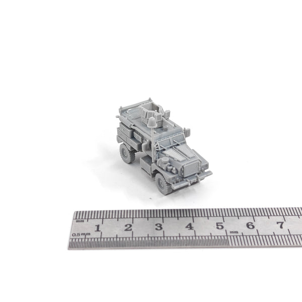 1/144 Modern Cougar 4x4 MRAP Armored Vehicle, Resin Model Vehicle Kit, Unassembled and Unpainted