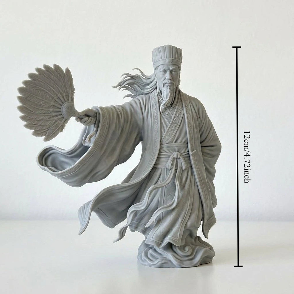 135mm Ancient Chinese Three Kingdoms Warriors, 6 Figures, Resin Model Bust Kit, Unassembled and Unpainted