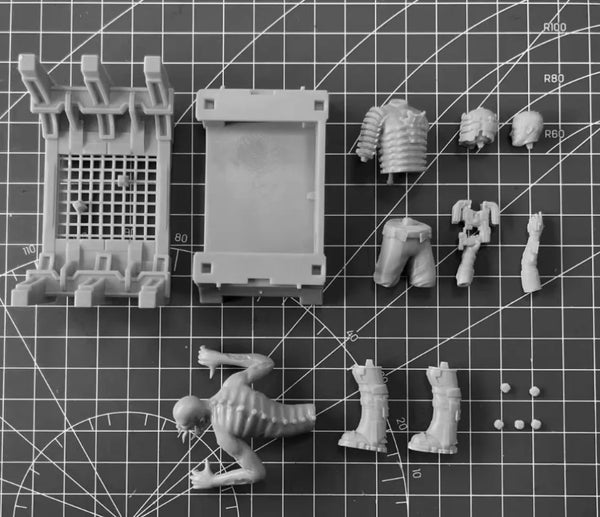 1/24 Isaac Clarke, Resin Model Figure Kit, Sci-Fi Theme, Unassembled and Unpainted