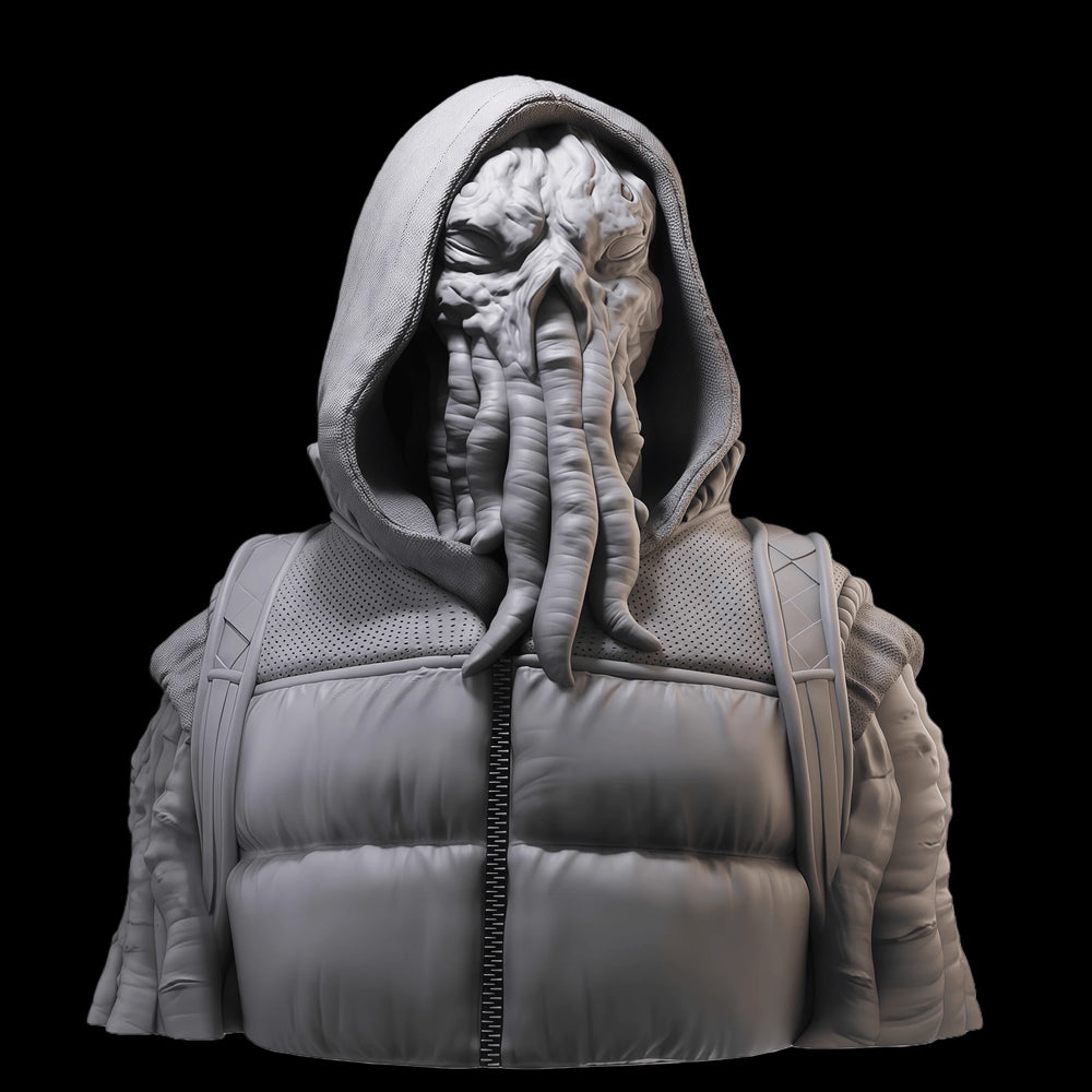 50mm Cosmic Horror, Resin Model Bust Kit, Mythology Theme, Unassembled and Unpainted