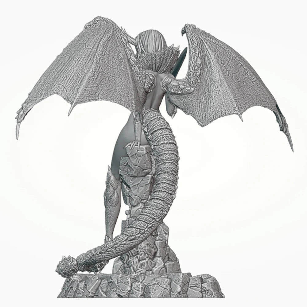 1/24 Belle Diablos Demon, Resin Model Figure Kit, Fantasy Theme, Unassembled and Unpainted
