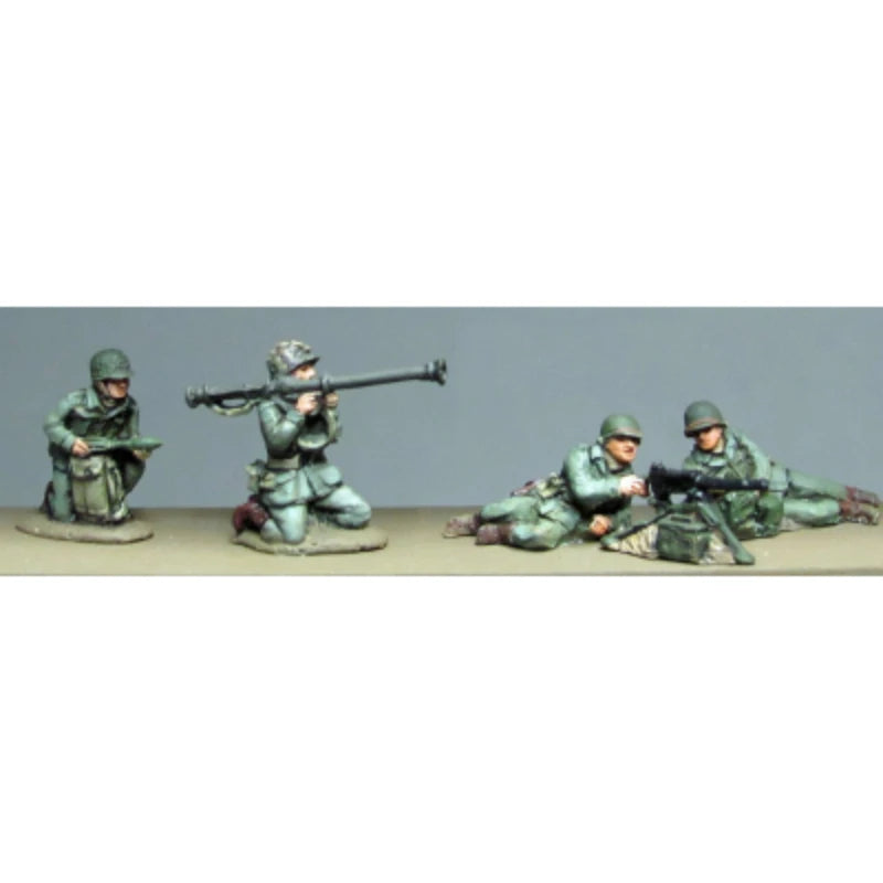 1/72 WWII U.S. Army Soldiers, 7 Figures, Resin Model Figure Kit, Unassembled and Unpainted