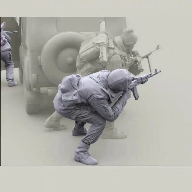 1/35 Modern Russian Special Forces Operator, Resin Model Figure Kit, Unassembled and Unpainted