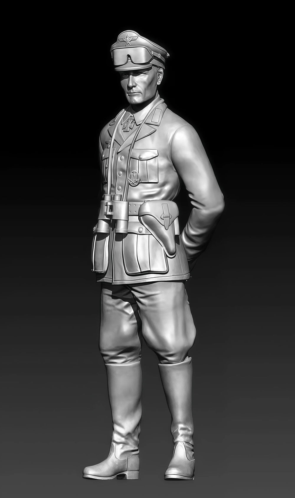 1/18 WWI British Soldier, Resin Model Figure Kit, Unassembled and Unpainted