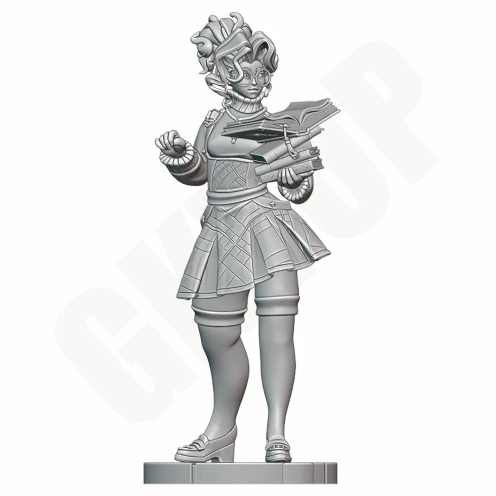 1/24 Belle Fashion Singer, Resin Model Figure Kit, Anime Theme, Unassembled and Unpainted
