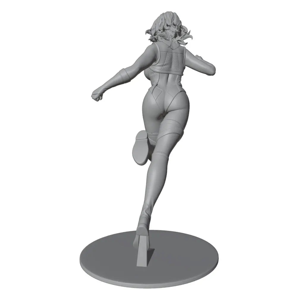 1/24 Athletic Female Runner in Sprint, Resin Model Figure Kit, Unassembled and Unpainted