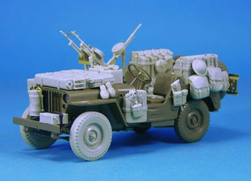 1/35 Modern SAS Land Rover, Resin Model Vehicle Kit, Unassembled and Unpainted