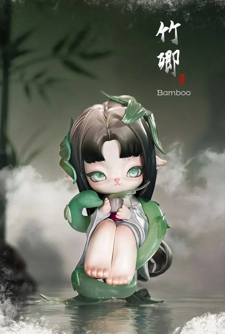 Seasonal Whisper Chibi, Resin Model Figure Kit, Anime Theme, Unassembled and Unpainted