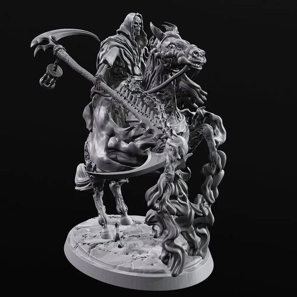 90mm Demonic Axe Knights, 8 Figures, Resin Model Figure Kit, Fantasy Theme, Unassembled and Unpainted