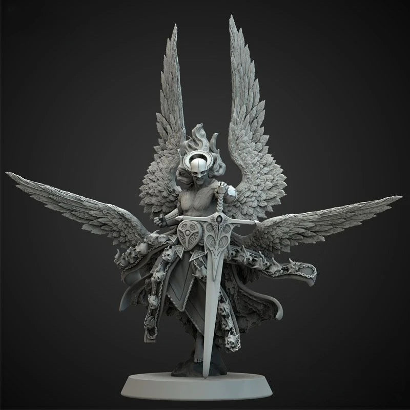 90mm Angel Gabriel, Resin Model Figure Kit, Mythology Theme, Unassembled and Unpainted