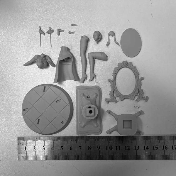 1/24 Female Assassin, Resin Model Figure Kit, Anime Theme, Unassembled and Unpainted
