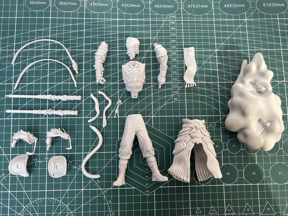 210mm Sun Wukong Monkey King, Resin Model Figure Kit, Mythology Theme, Unassembled and Unpainted
