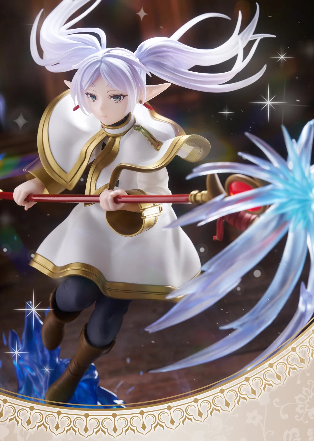Frieren Mage, Resin Model Figure Kit, Anime Theme, Unassembled and Unpainted