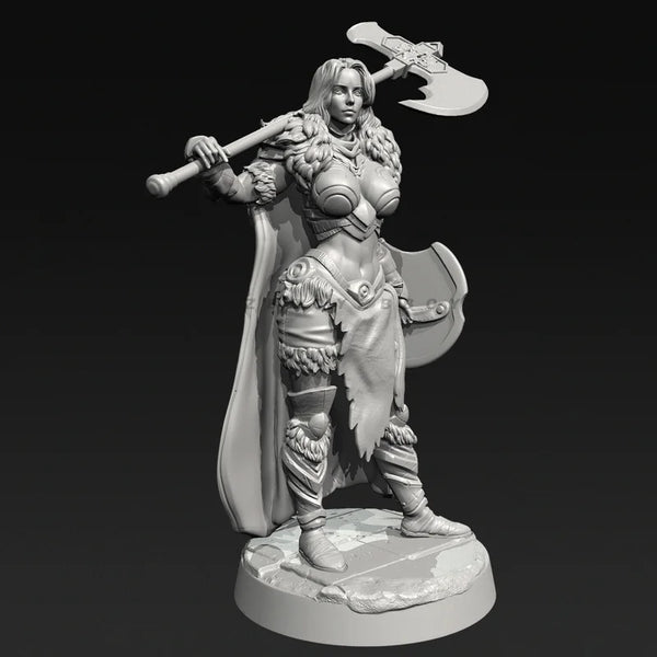 75mm Medieval Elven Warrior, Resin Model Figure Kit, Unassembled and Unpainted