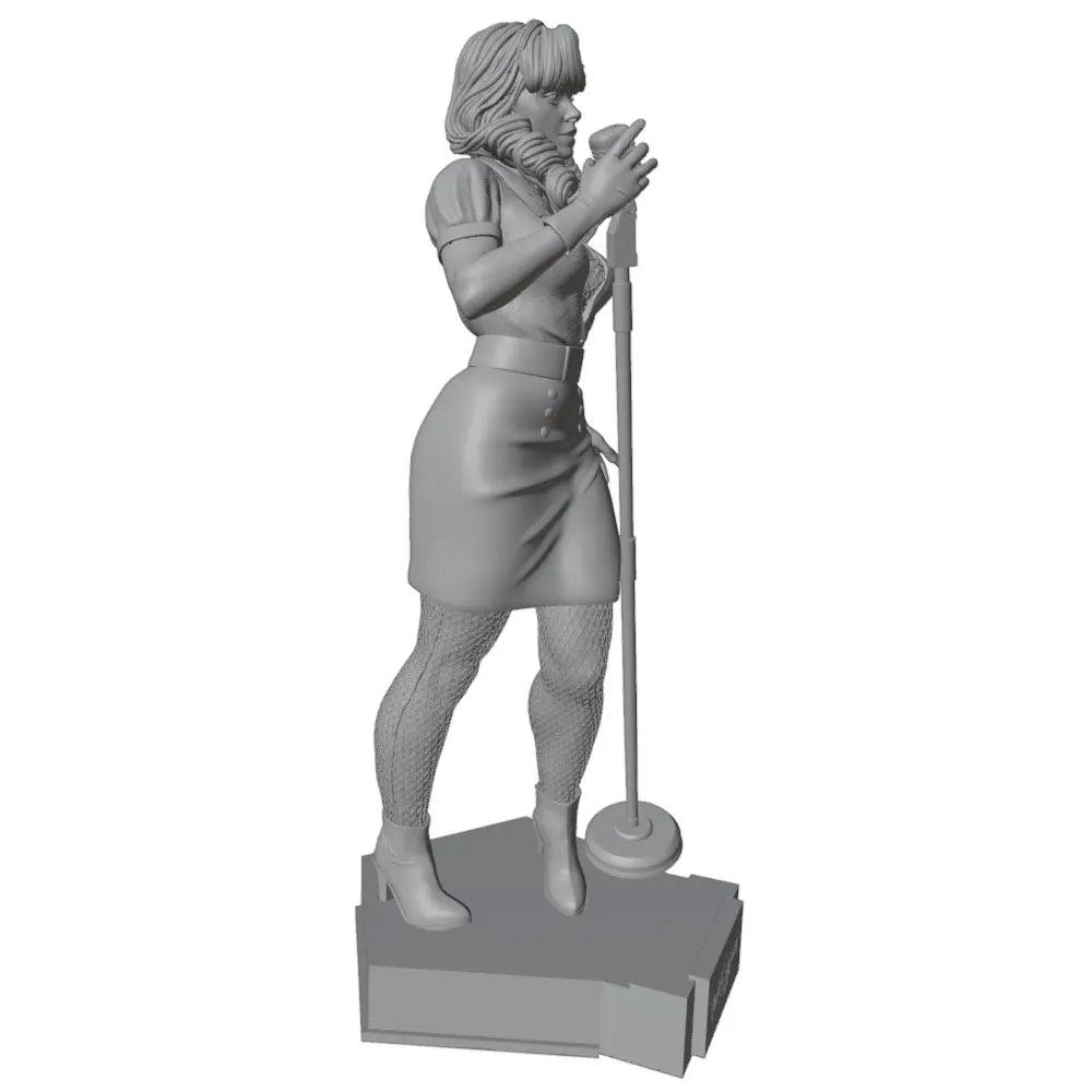 1/24 Blonde Pin-up with Whip and Fishnet Stockings, Resin Model Figure Kit, Unassembled and Unpainted