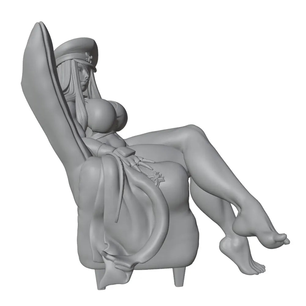 1/24 Sexy Female Lounging, Resin Model Figure Kit, Unassembled and Unpainted