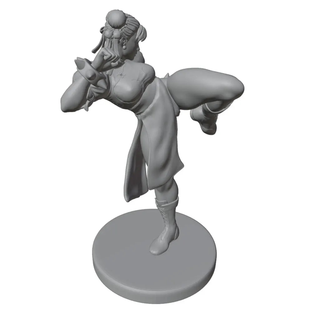 1/24 Girl with Rifle, Resin Model Figure Kit, Anime Theme, Unassembled and Unpainted