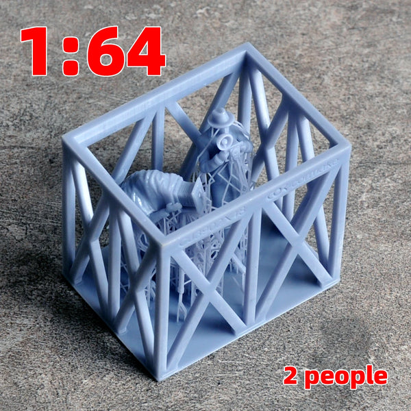 1/35 Photographers with Tripods, 6 Figures, Resin Model Figure Kit, Historical Theme, Unassembled and Unpainted