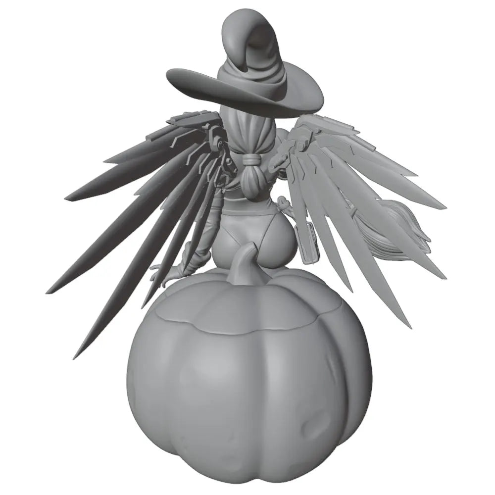 1/24 Witch, Resin Model Figure Kit, Anime Theme, Unassembled and Unpainted