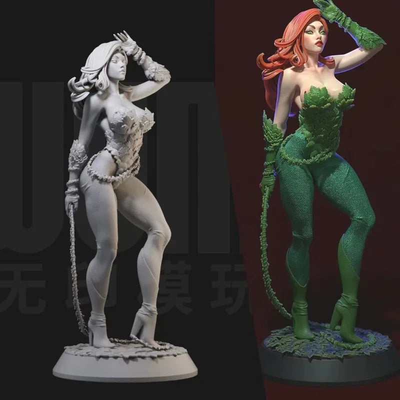 1/24 Forest Queen Warrior, Resin Model Figure Kit, Sci-Fi Theme, Unassembled and Unpainted