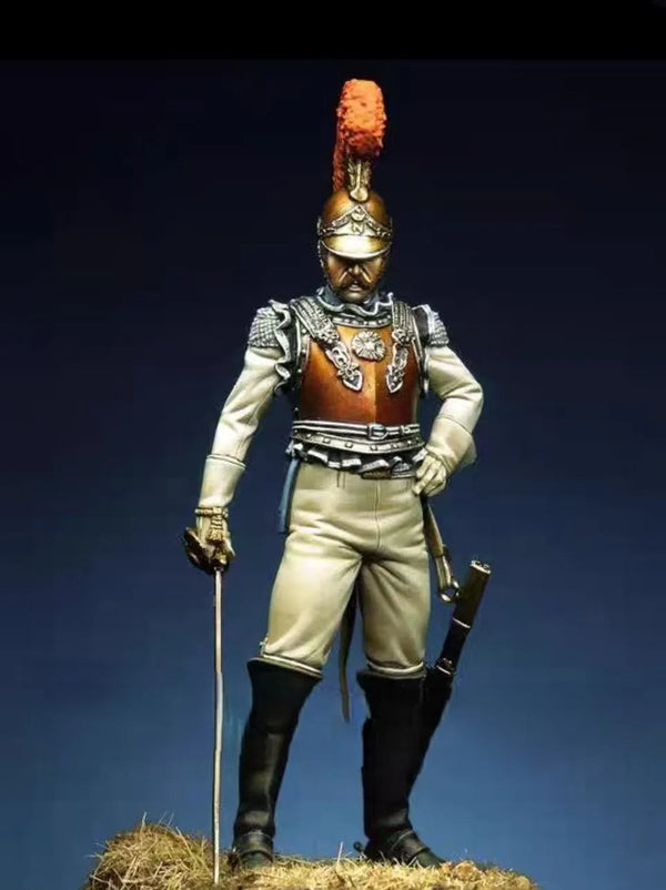 1/24 Napoleonic Austrian Officer in Dress Uniform, Resin Model Figure Kit, Unassembled and Unpainted