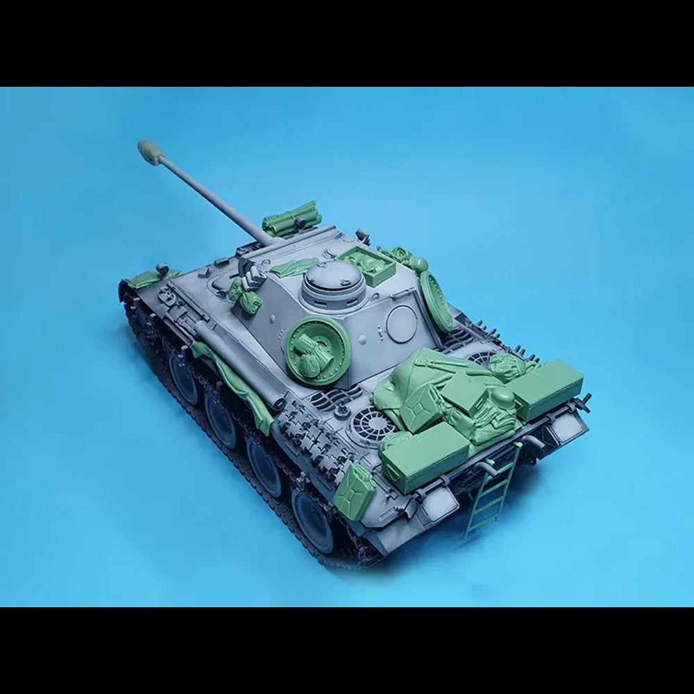 1/35 WWII German Panzer IV Medium Tank, Resin Model Vehicle Kit, Unassembled and Unpainted