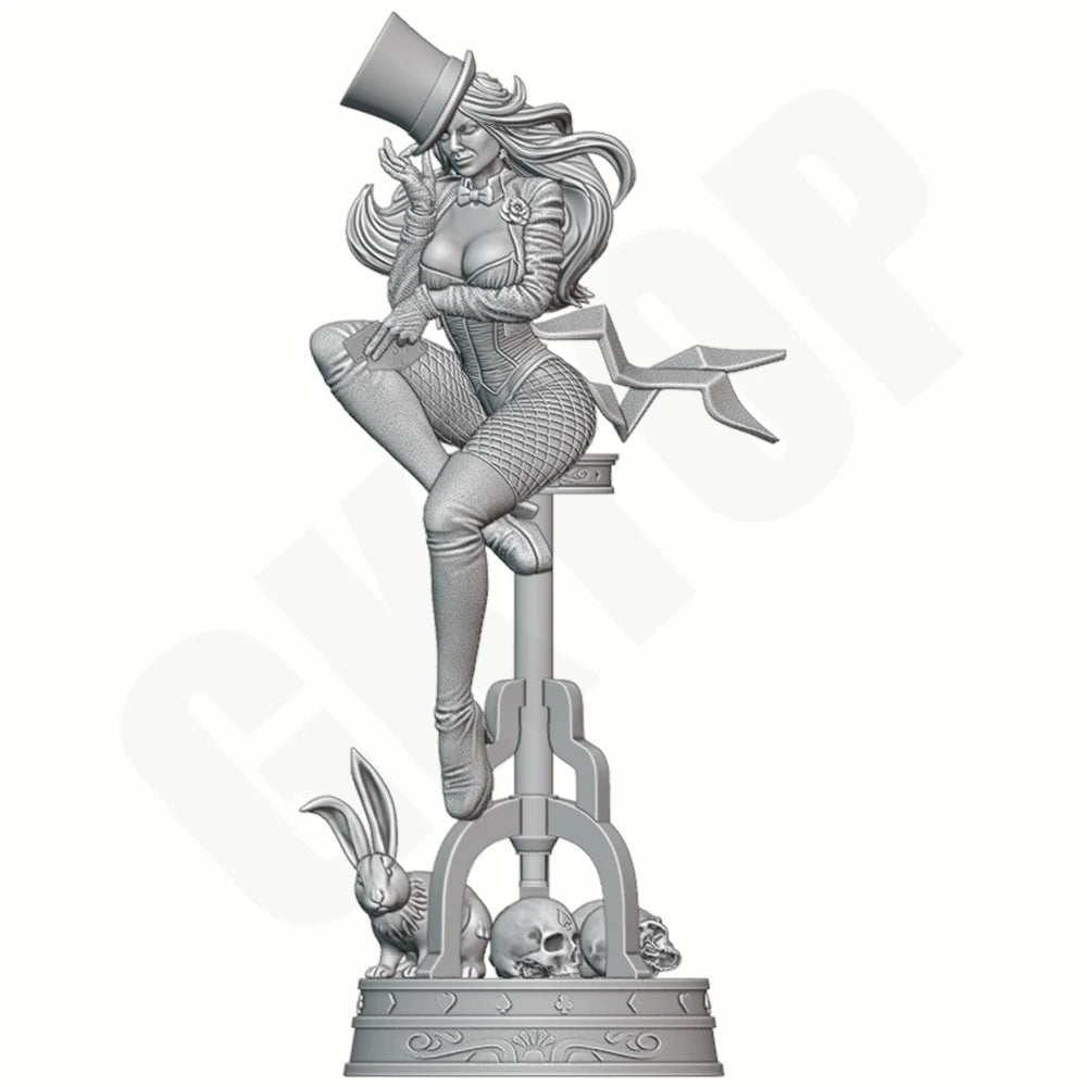 1/24 Cabaret Magician, Resin Model Figure Kit, Unassembled and Unpainted