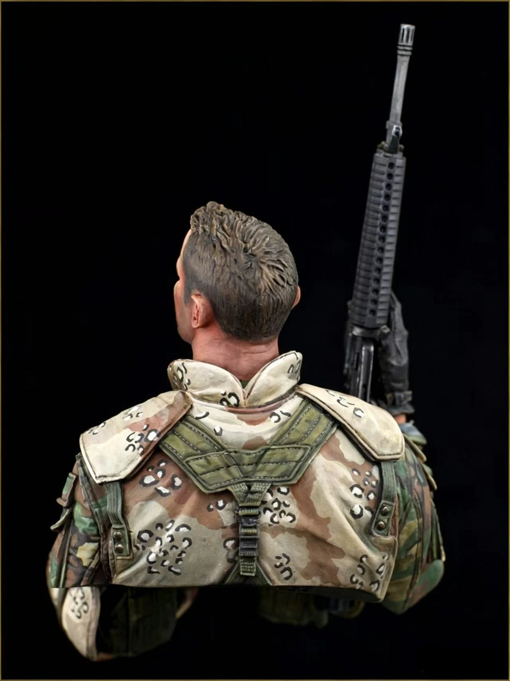 1/10 Modern US Marine, Resin Model Bust Kit, Unassembled and Unpainted