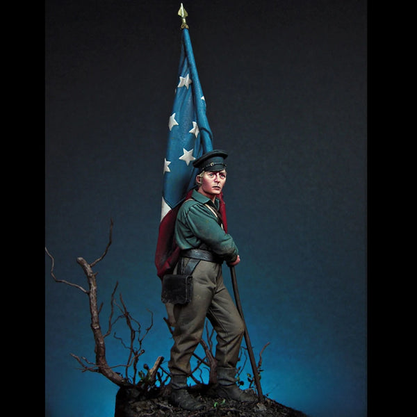1/24 American Civil War Kentucky Infantry, Resin Model Figure Kit, Unassembled and Unpainted