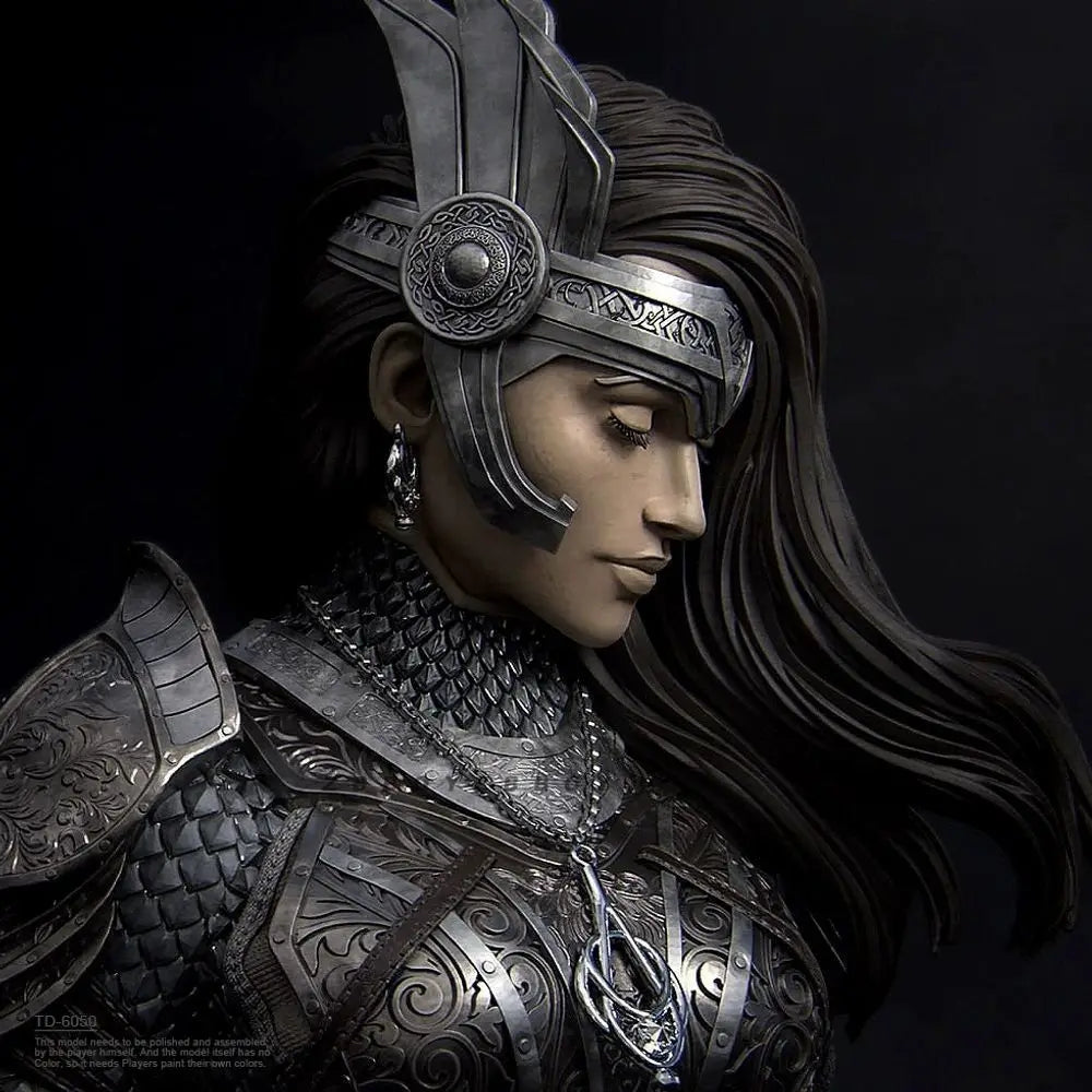 70mm Medieval Valkyrie, Resin Model Bust Kit, Unassembled and Unpainted