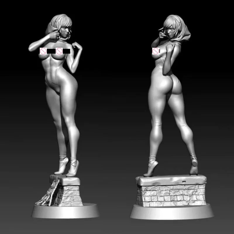 1/24 Pinup Athlete, Resin Model Figure Kit, Unassembled and Unpainted