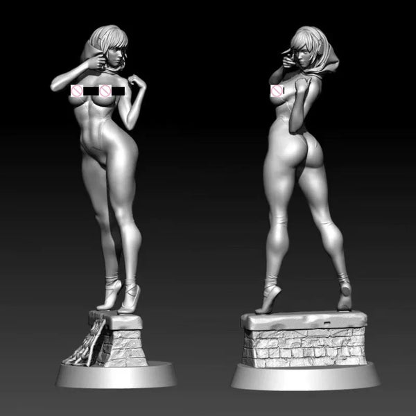 1/24 Pinup Athlete, Resin Model Figure Kit, Unassembled and Unpainted