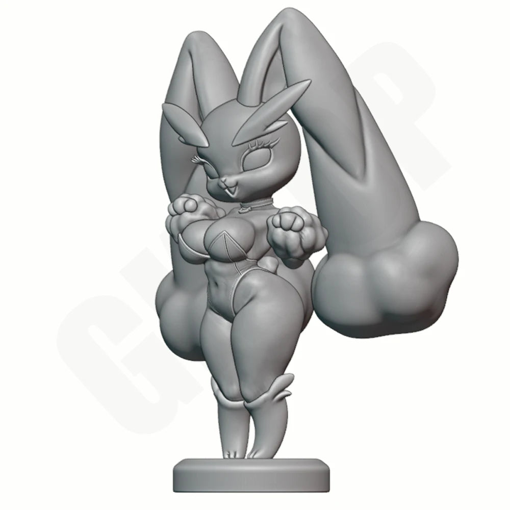 1/24 Starry Dream Bunny, Resin Model Figure Kit, Anime Theme, Unassembled and Unpainted