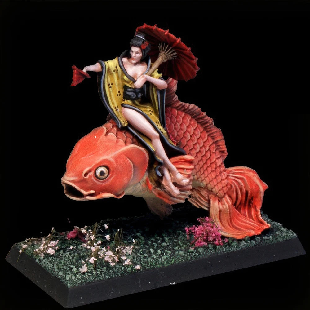 28mm Hori Mizu, Resin Model Figure Kit, Fantasy Theme, Unassembled and Unpainted