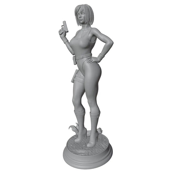 1/24 Tactical Operator, Resin Model Figure Kit, Anime Theme, Unassembled and Unpainted