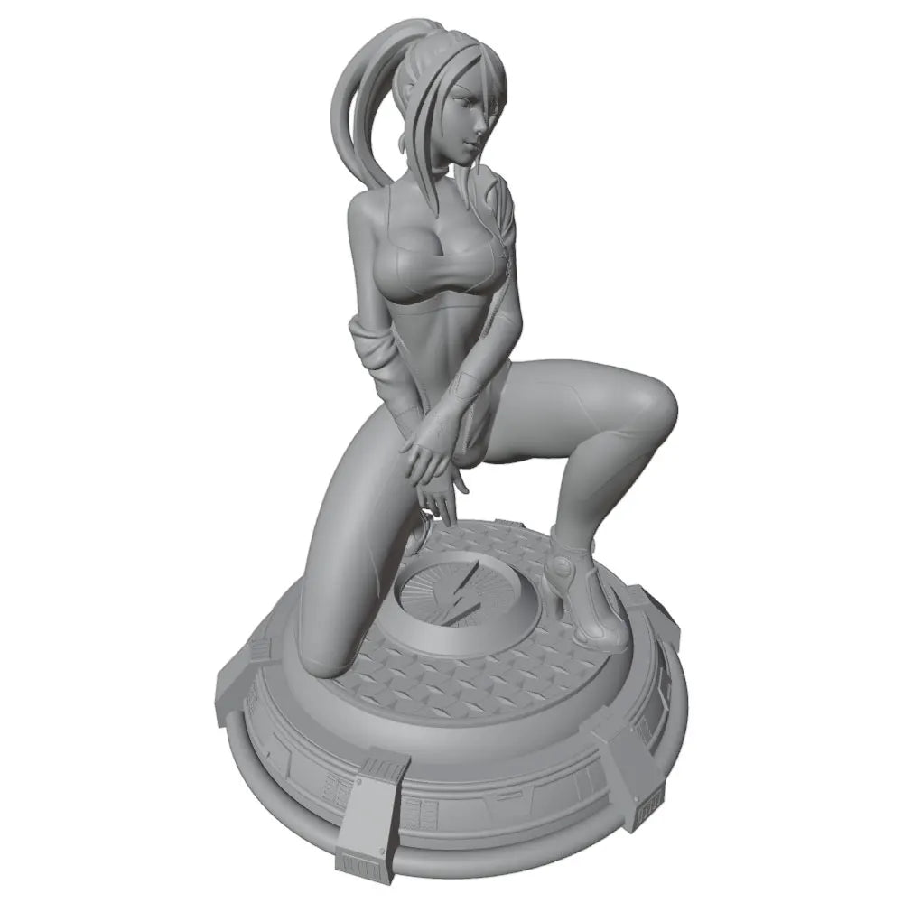 1/24 1/24 Sci-Fi Pin-Up, Resin Model Figure Kit, Unassembled and Unpainted
