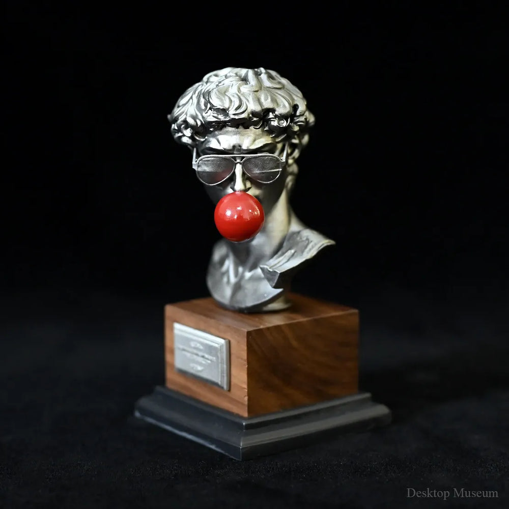 100mm David, Resin Model Bust Kit, Mythology Theme, Unassembled and Unpainted