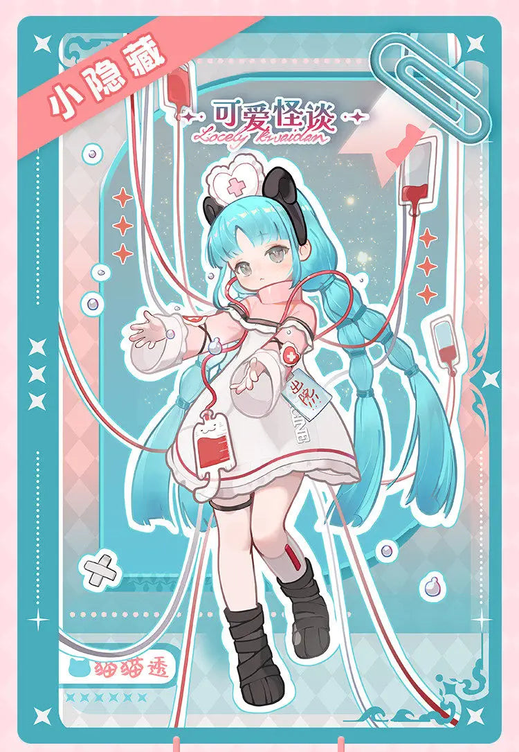 1/8 Ghost Stories Cute Chibi, Resin Model Figure Kit, Anime Theme, Unassembled and Unpainted