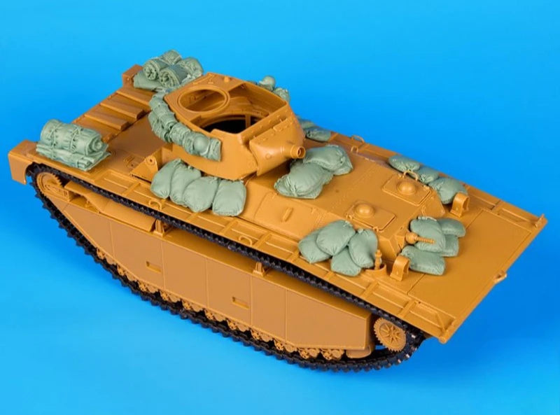 1/35 WWII LVT-A4 Amphibious Vehicle, Resin Model Vehicle Kit, Unassembled and Unpainted