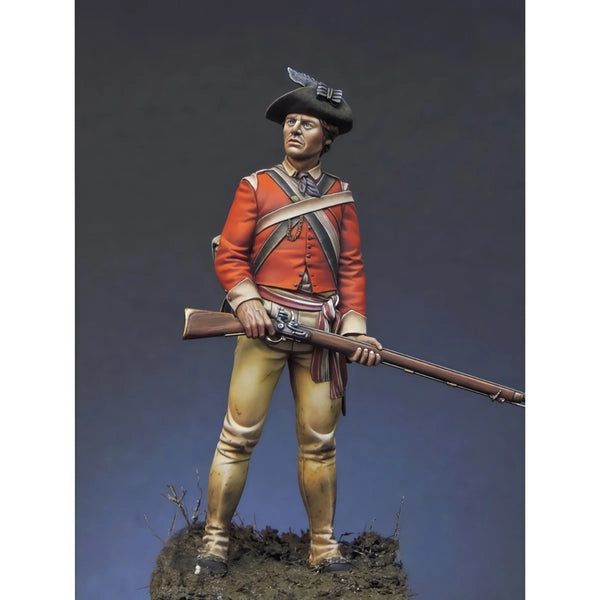 75mm Napoleonic British Soldier, Resin Model Figure Kit, Unassembled and Unpainted
