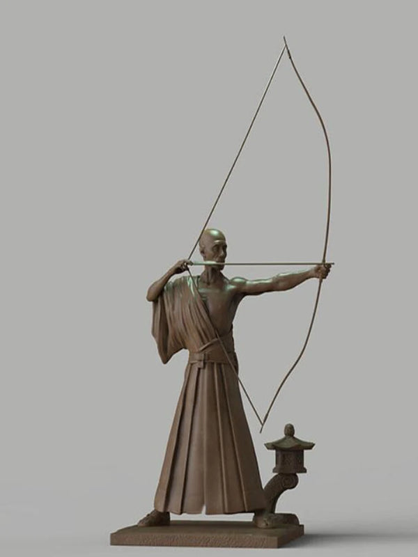 1/24 Ancient Fantasy Archer Officer, Resin Model Figure Kit, Fantasy Theme, Unassembled and Unpainted