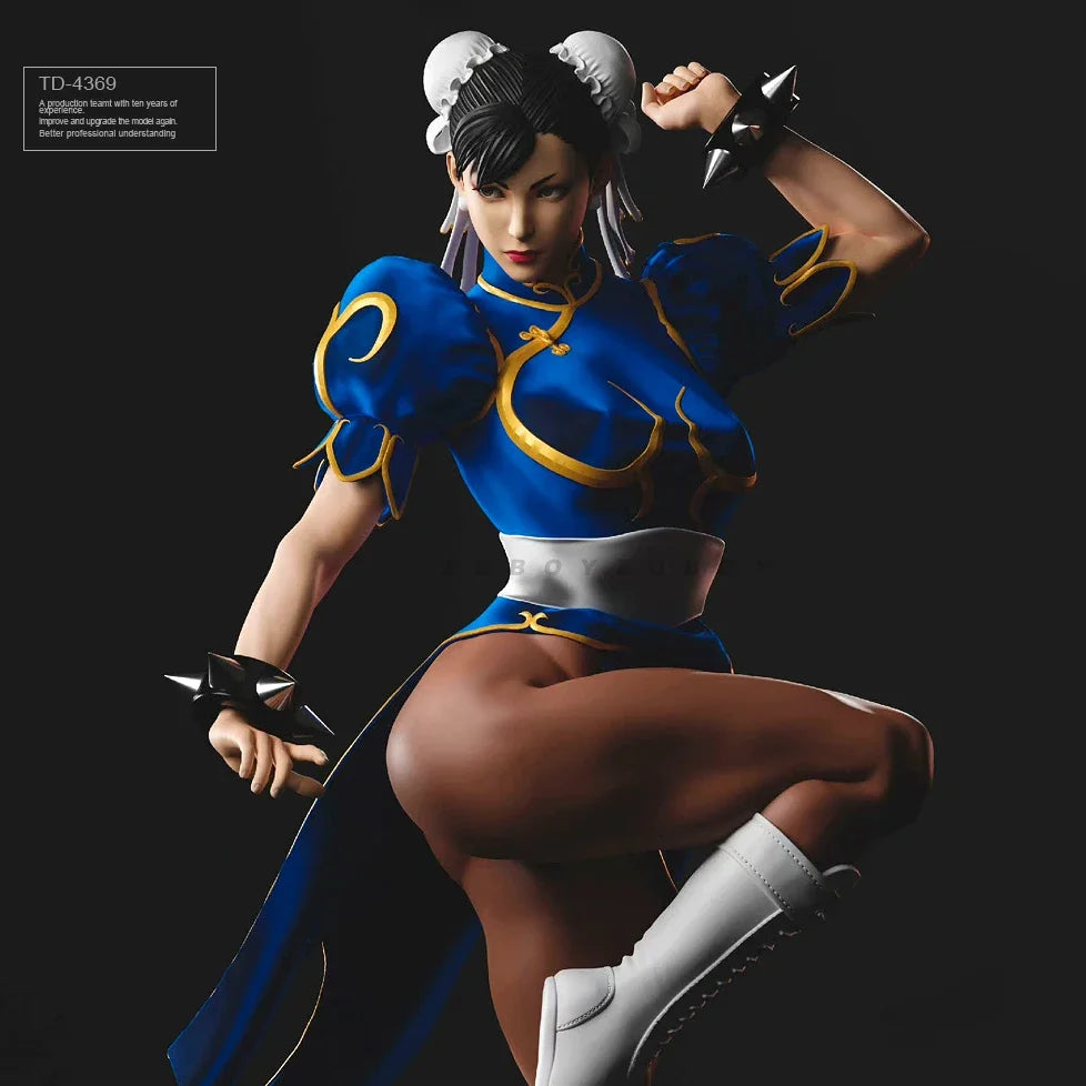 75mm Braided Pin-up Mechanic with Wrench, Resin Model Figure Kit, Unassembled and Unpainted