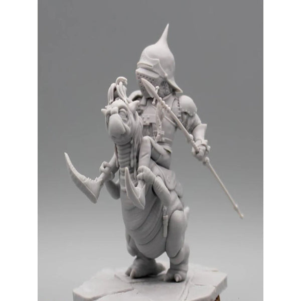 1/24 Warrior with Dual Weapons, Resin Model Figure Kit, Fantasy Theme, Unassembled and Unpainted